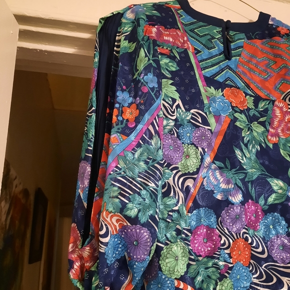 1980's psychedelic designer Diane Freis skirt set - Picture 8 of 15